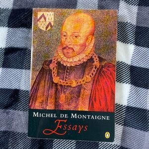 Michel de Montaigne Essays Book Penguin Paperback Book